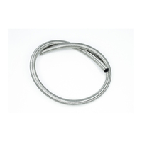 Deatschwerks 8AN Stainless Steel Double Braided CPE Hose - 3 Feet