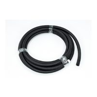 Deatschwerks 8AN Black Nylon Braided CPE Hose - 20 Feet