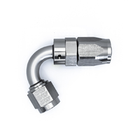 Deatschwerks Titanium 120 Deg 6AN Female Flare Swivel CPE Hose End