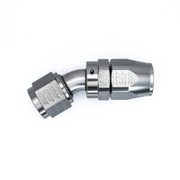 Deatschwerks Titanium 30 Deg 10AN Female Flare Swivel CPE Hose End