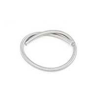 Deatschwerks 10AN Stainless Steel Double Braided PTFE Hose - 3 Feet