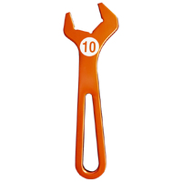 Deatschwerks Orange Anodized T6061 Aluminum Hose End Wrench - 10AN