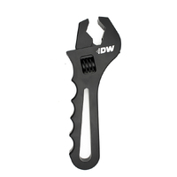 Deatschwerks Adjustable AN Hose End Wrench - Black Anodized