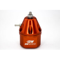 Deatschwerks DWR2000 Adjustable Fuel Pressure Regulator (Dual -10AN Inlet/-8AN Outlet) - Orange