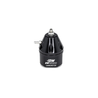 Deatschwerks DWR2000 Carburetor 3-20 psi Adjustable Fuel Pressure Regulator - Black