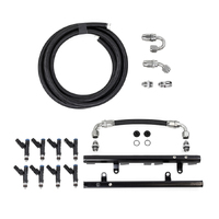 Deatschwerks LS1/LS6 Fuel Rails w/Crossover, 780cc/min Injectors + Returnless Plumbing Kit (Camaro 9