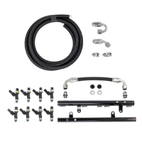 Deatschwerks LS1/LS6 Fuel Rails w/Crossover, 1000cc/min Injectors and Returnless Plumbing Kit (Camar