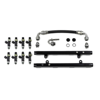 Deatschwerks Coyote 5.0 Fuel Rails w/Crossover + 1000cc/min Injectors (Mustang/F-150 11-17)