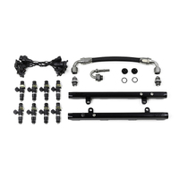 Deatschwerks Coyote 5.0 Fuel Rails w/Crossover + 1200cc/min Injectors (Mustang/F-150 11-17)