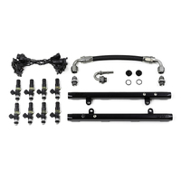 Deatschwerks Coyote 5.0 Fuel Rails w/Crossover + 1500cc/min Injectors (Mustang/F-150 11-17)