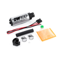 Deatschwerks DW100 165lph In-Tank Fuel Pump w/Install Kit (Silvia 89-94)