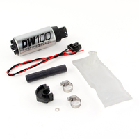 Deatschwerks DW100 165lph In-Tank Fuel Pump w/Install Kit (200SX 94-02)