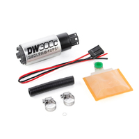 Deatschwerks DW300C 340lph Compact Fuel Pump w/Install Kit