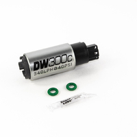 Deatschwerks DW300C 340lph Compact Fuel Pump w/Install Kit (RSX 02-06/Civic 01-05)