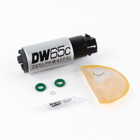 Deatschwerks DW65C 265lph Compact Fuel Pump w/Mounting Clips + Install Kit (WRX 08-14/STi 2008+)