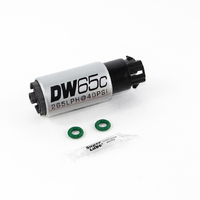 Deatschwerks DW65C 265lph Compact Fuel Pump w/Mounting Clips + Install Kit (Skyline R35 GTR)