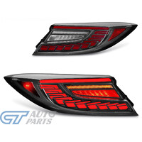 V3 BLACK RED LED DYNAMIC TAIL LIGHTS FOR 2022+ TOYOTA 86 GR86 SUBARU BRZ TAILLIGHTS