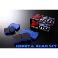   ENDLESS MX72 F&R SET FOR Impreza WRX GRF (EJ257) EP357+EP291