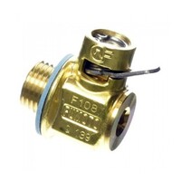 Oil Drain Valve w/Lever Clip - Standard M12x1.75 F-103-LC-10