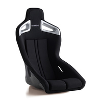 GENUINE BRIDE A.I.R FULL BUCKET SEAT BLACK SILVER FRP
