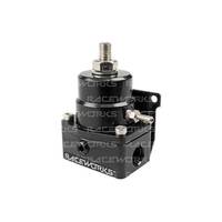 Raceworks EFI Adjustable Fuel Pressure Regulator 3X Ports  FPR-501BK