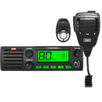 GME 5 Watt DIN Mount UHF CB Radio with Wireless PTT & ScanSuit