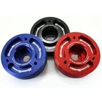 GrimmSpeed 095015BK Lightweight Crank Pulley for All EJ Engines Black