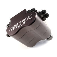 GT1R CNC AIR OIL SEPARATOR WITH DRAIN BACK / CATCH CAN KIT FITS NISSAN R35 GTR (VR38DETT)