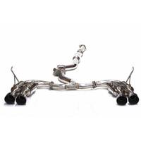 Invidia R400 Cat Back Exhaust w/Ti Straight Cut Tips for Subaru WRX 11-14/STI 08-14 (Hatch)