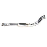 Invidia Down Pipe/Front Pipe w/High Flow Cat for Mitsubishi Evo X CZ4A