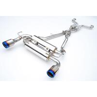 Invidia Gemini Cat Back Exhaust w/Ti Rolled Tips for Nissan 370Z Z34 09-20