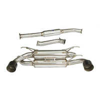 Invidia R400 "Signature Edition" 70mm Cat Back Exhaust w/Black Tips for Subaru BRZ/Toyota 86 12-20