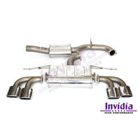 Invidia Q300 Non-Valved Catback Exhaust w/Oval SS Rolled Tips for VW Golf R Mk7
