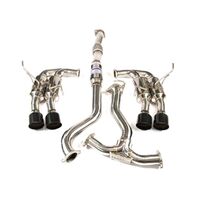 Invidia R400 "Signature Edition" Cat Back Exhaust w/Black Tips for Subaru WRX/STI 11-21