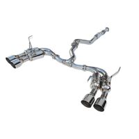 Invidia R400 Cat Back Exhaust w/SS Straight Cut Tips for Subaru WRX/STI 11-21