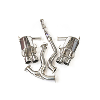 Invidia Q300 Cat Back Exhaust w/SS Rolled Tips for Subaru WRX/STI 11-20