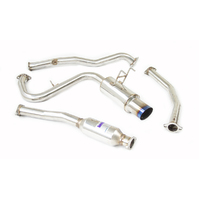 Invidia N1 Single Exit Cat Back Exhaust w/Ti Tip for Honda Civic FC/FK 16-20 1.5T (Excl Centre Exit RS)