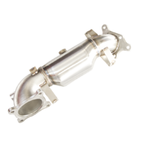 Invidia Down Pipe w/High Flow Cat for Honda Civic FK8 Type R 17+