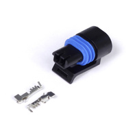 HALTECH Delphi 2 Pin for GM styleCoolant Temp Connector (Black) HT-030411