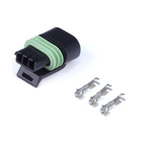 HALTECH Delphi 3 PinSingle Row Flat Coil Connector HT-030414