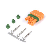 HALTECH Delco Weather Pack 3 pinGM Style MAP Sensor Connector Orange HT-030420