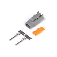 HALTECH Plug and Pins Only Male Deutsch DTM-2 Connector(7.5 Amp) HT-031000