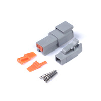 HALTECH Matching Set of Deutsch DTM-2Connectors (7.5 Amp) HT-031012