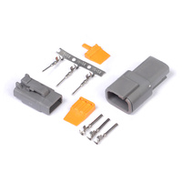 HALTECH Matching Set of Deutsch DTM-3Connectors (7.5 Amp) HT-031013