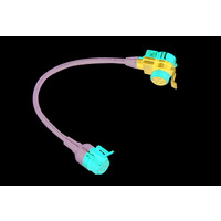 HALTECH DUAL CAN CABLE7 PIN VNET TEE CONNECTOR HT-06-280-CA-DM-T009