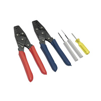 HALTECH Dual Crimper set inc 3 pin removal tools HT-070300