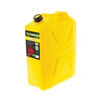 Hulk 4x4 Fast Flow Plastic Fuel Can 20L Diesel Yellow
