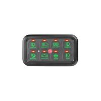 Hulk 4x4 Smart 8 Switch Panel - Green Backlit Panel