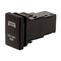 Hulk 4x4 Work Light Push Button Switch- Amber (Prado/Landcruiser 200 Series 2008+)