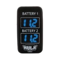 Hulk 4x4 Dual Voltmeter OE RPL Blue LED (Early Toyota)